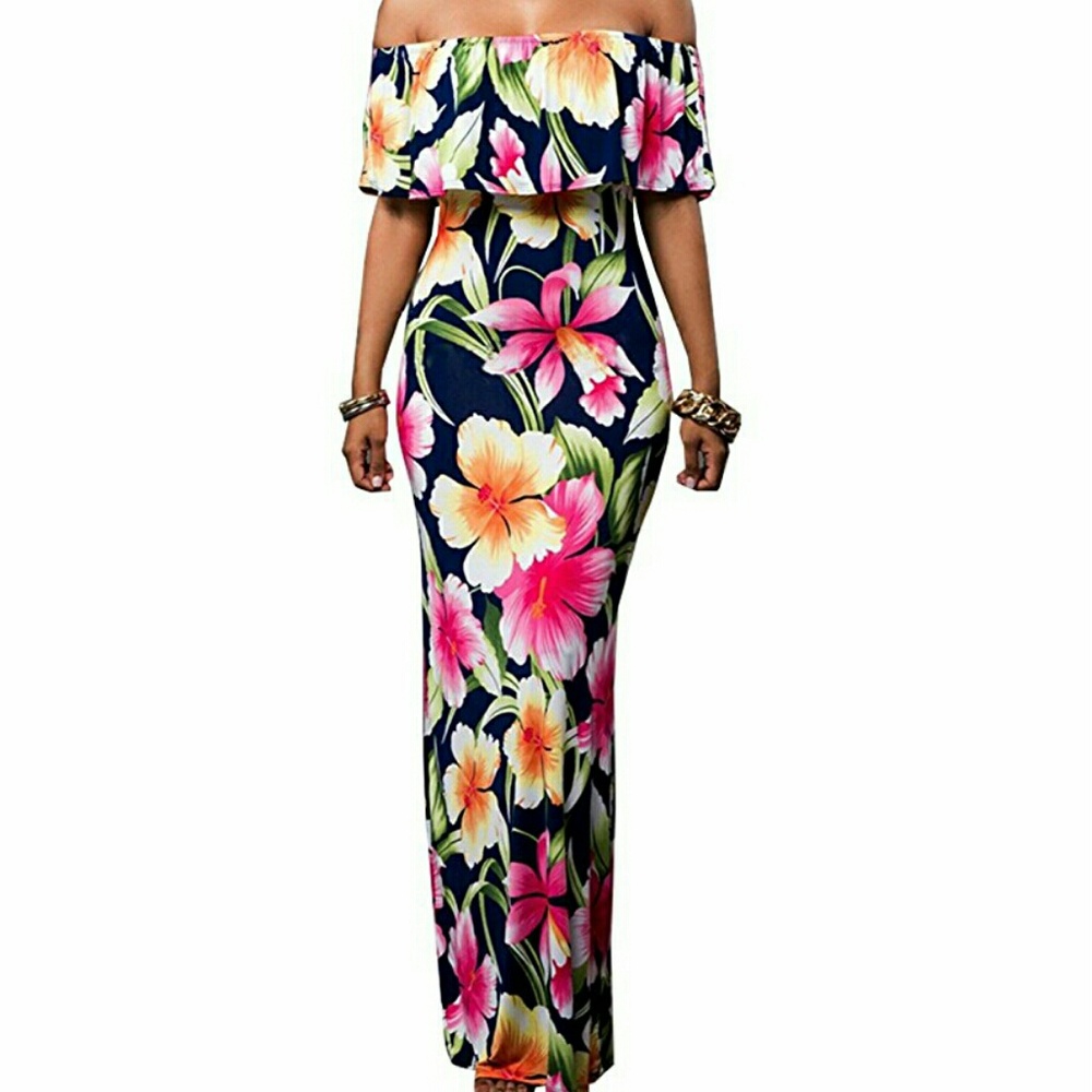 Floral maxi dress